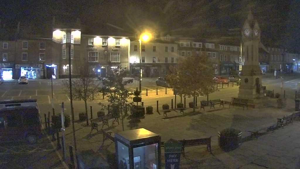 Thirsk webcam overlooking the Market Place