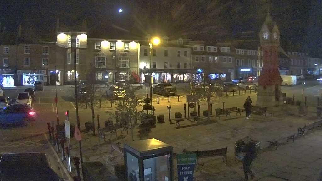 Thirsk webcam overlooking the Market Place