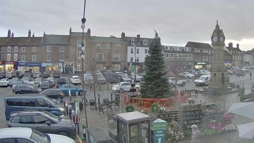 Thirsk webcam overlooking the Market Place