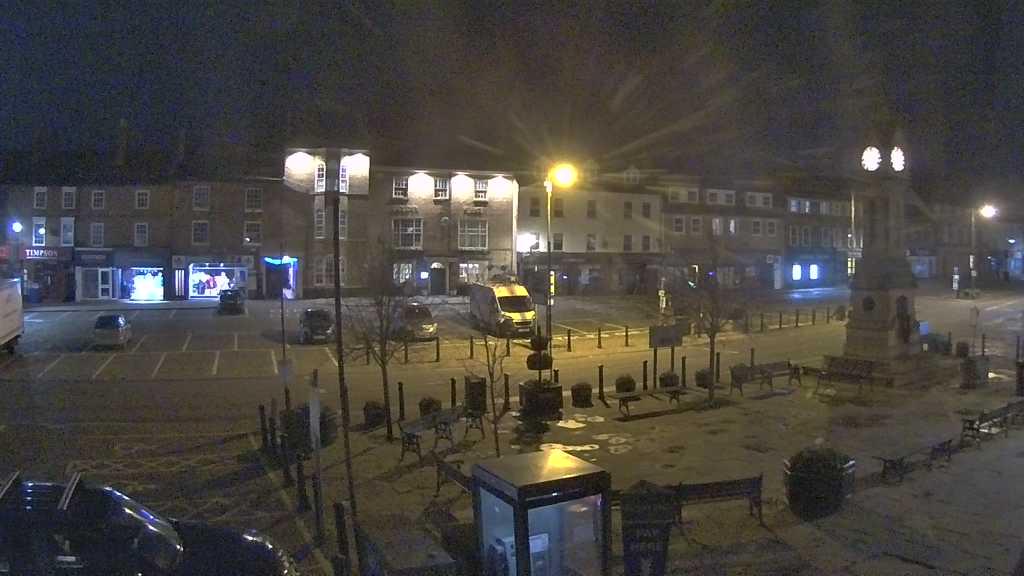 Thirsk webcam overlooking the Market Place