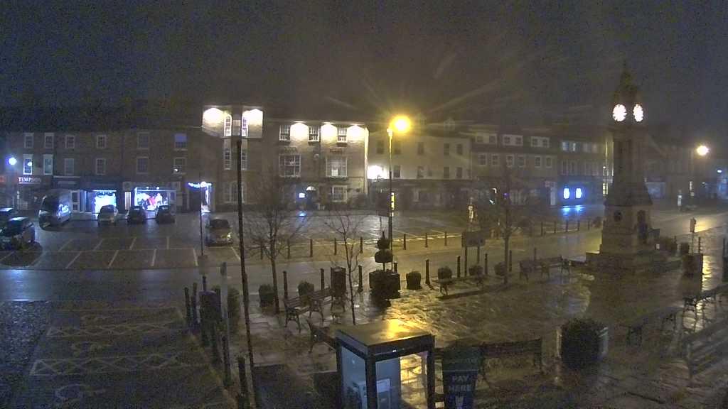 Thirsk webcam overlooking the Market Place
