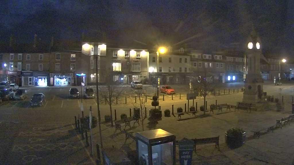 Thirsk webcam overlooking the Market Place