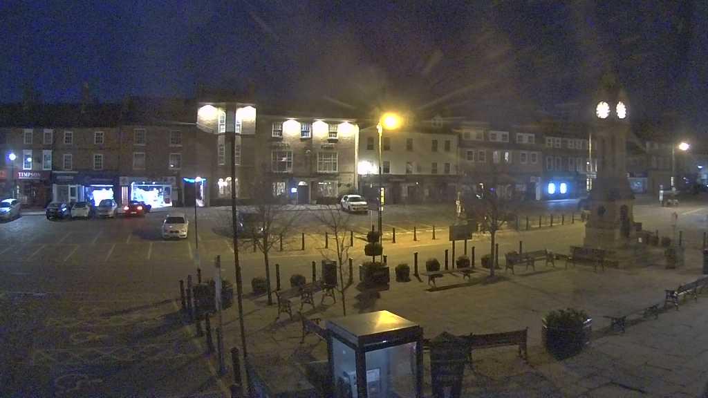 Thirsk webcam overlooking the Market Place