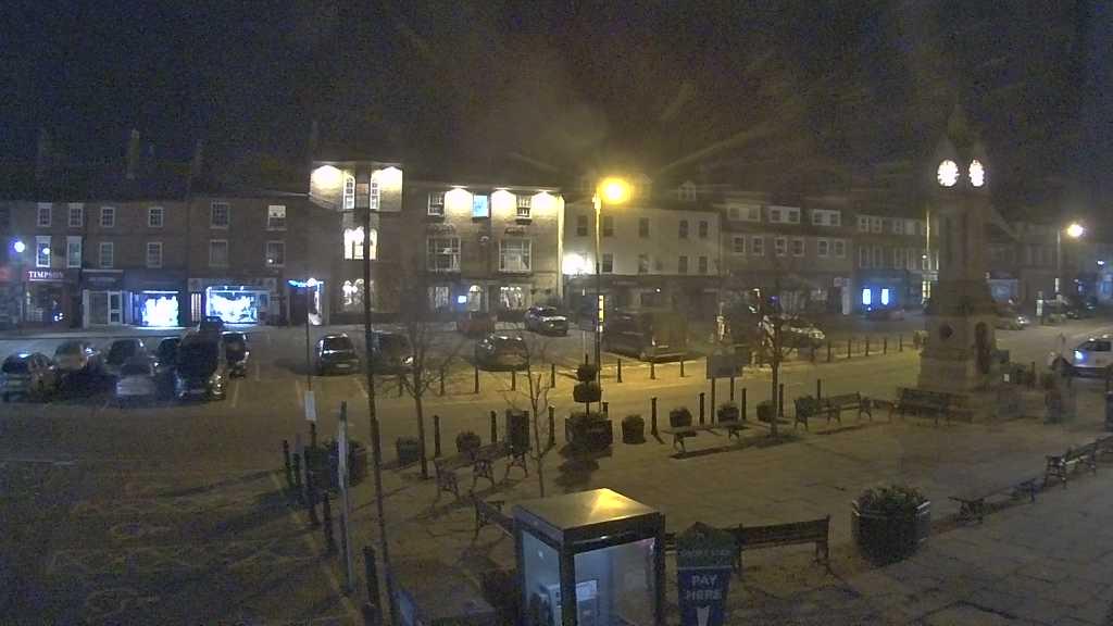Thirsk webcam overlooking the Market Place