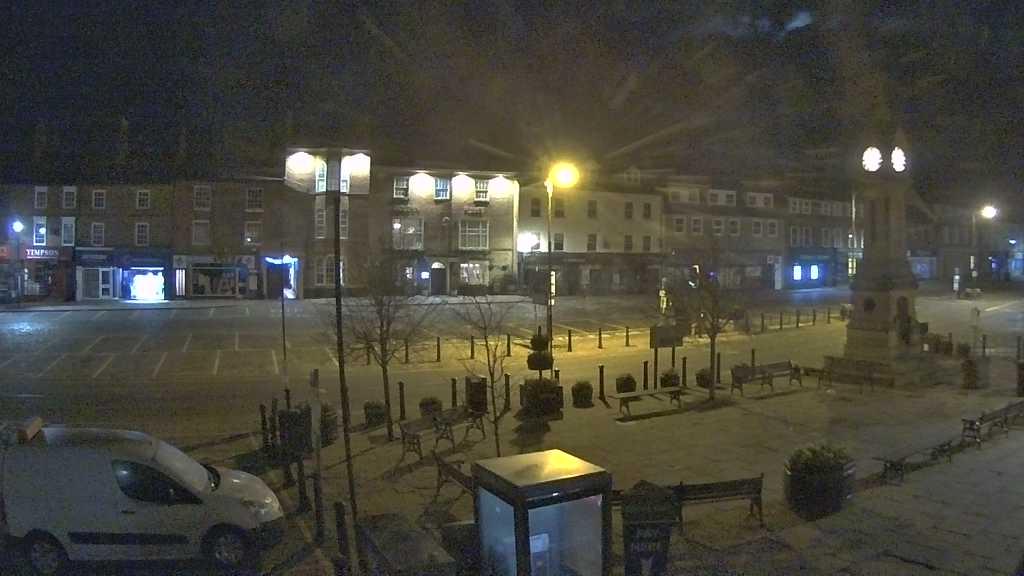 Thirsk webcam overlooking the Market Place