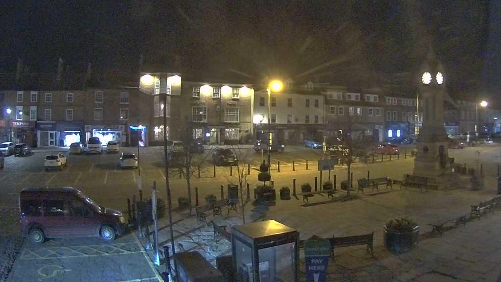 Thirsk webcam overlooking the Market Place