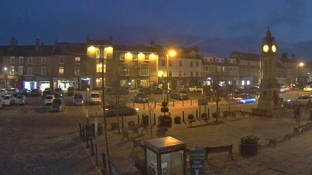 Thirsk webcam overlooking the Market Place