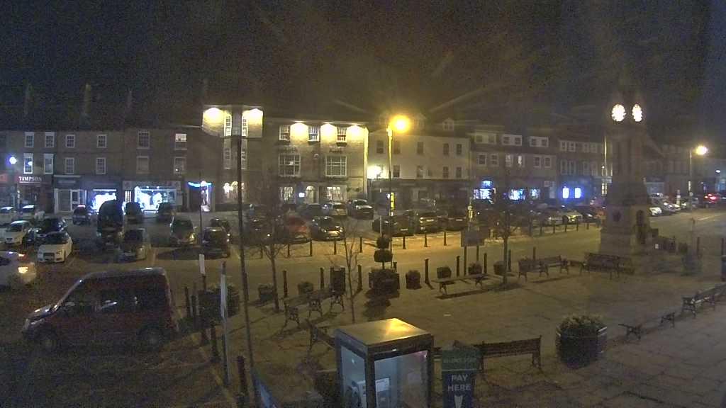 Thirsk webcam overlooking the Market Place