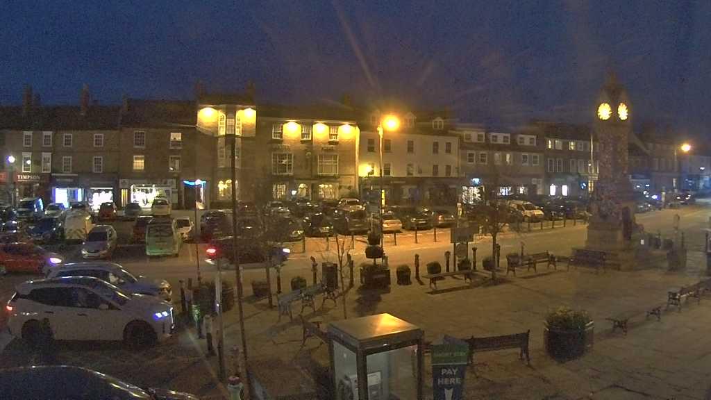 Thirsk webcam overlooking the Market Place