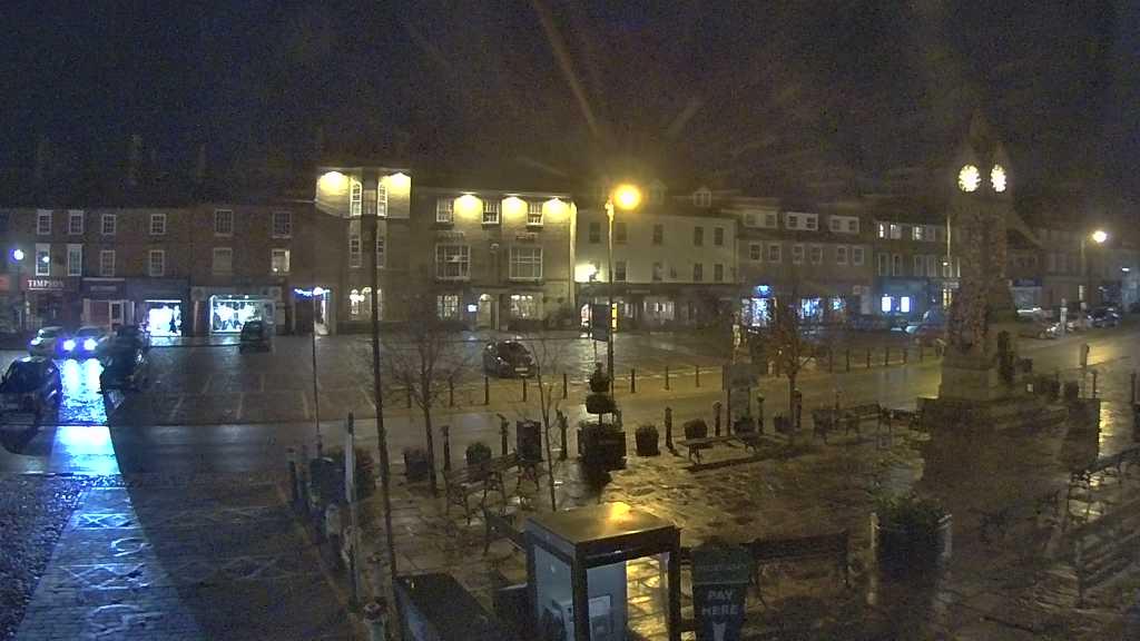 Thirsk webcam overlooking the Market Place