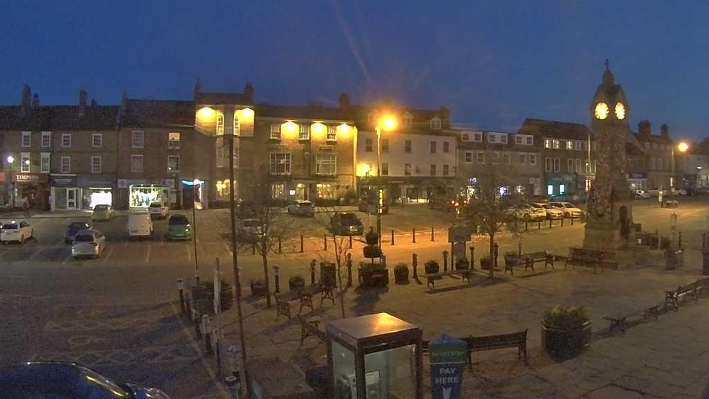 Thirsk webcam overlooking the Market Place