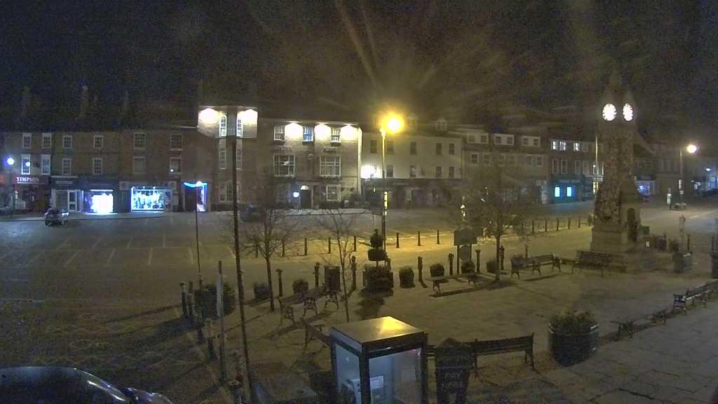 Thirsk webcam overlooking the Market Place