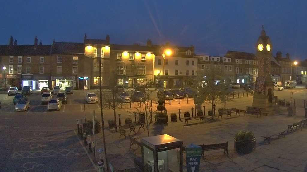 Thirsk webcam overlooking the Market Place