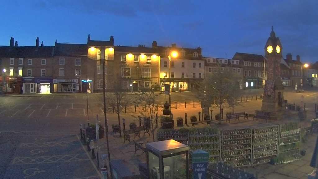 Thirsk webcam overlooking the Market Place