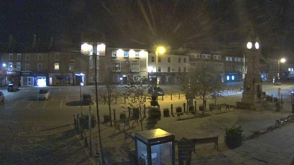 Thirsk webcam overlooking the Market Place