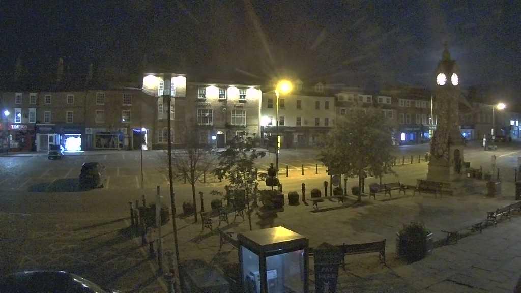 Thirsk webcam overlooking the Market Place