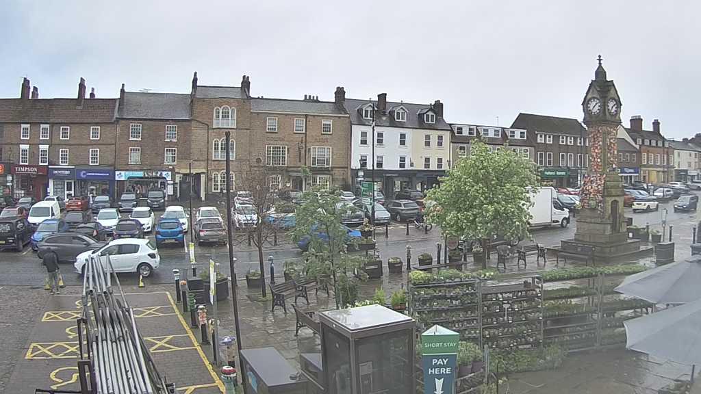 Thirsk webcam overlooking the Market Place