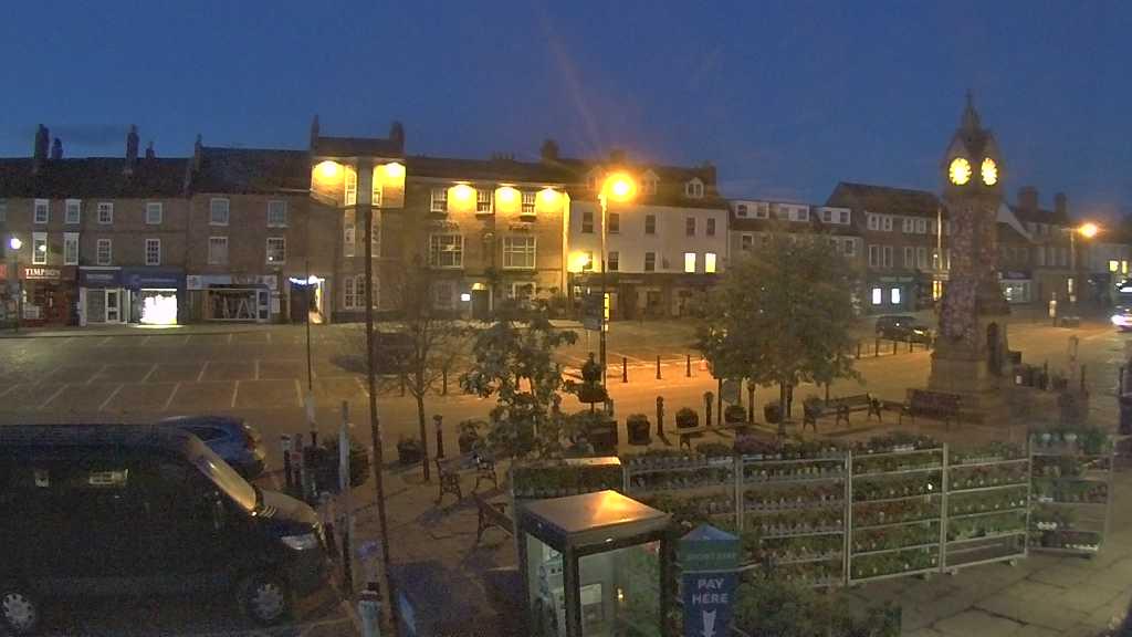 Thirsk webcam overlooking the Market Place