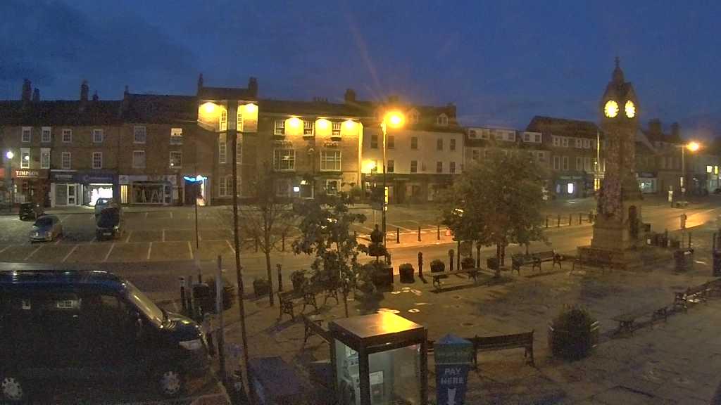 Thirsk webcam overlooking the Market Place