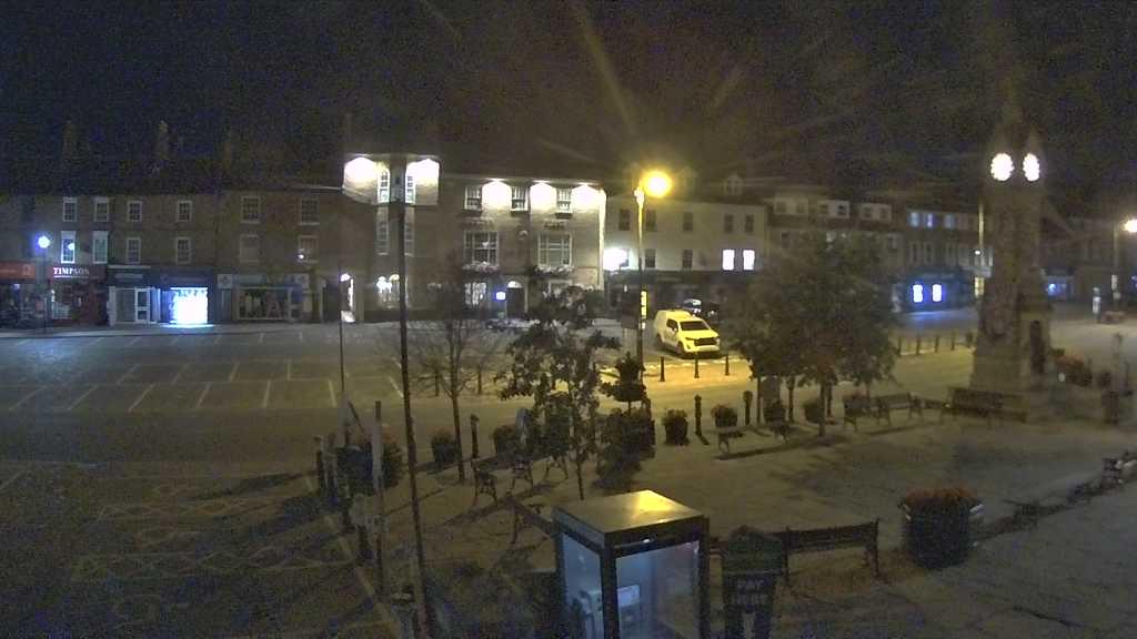 Thirsk webcam overlooking the Market Place