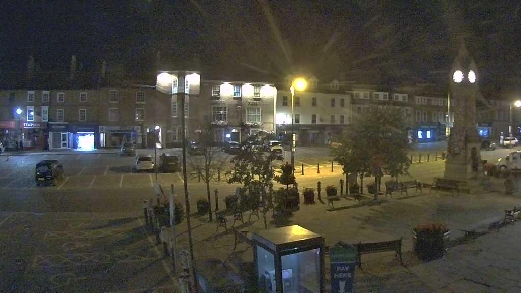 Thirsk webcam overlooking the Market Place