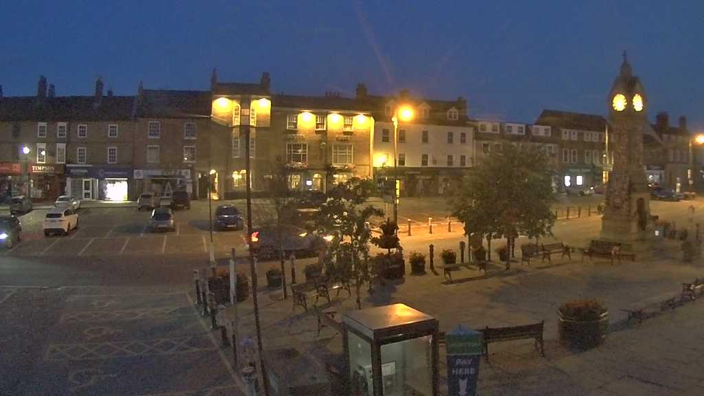 Thirsk webcam overlooking the Market Place